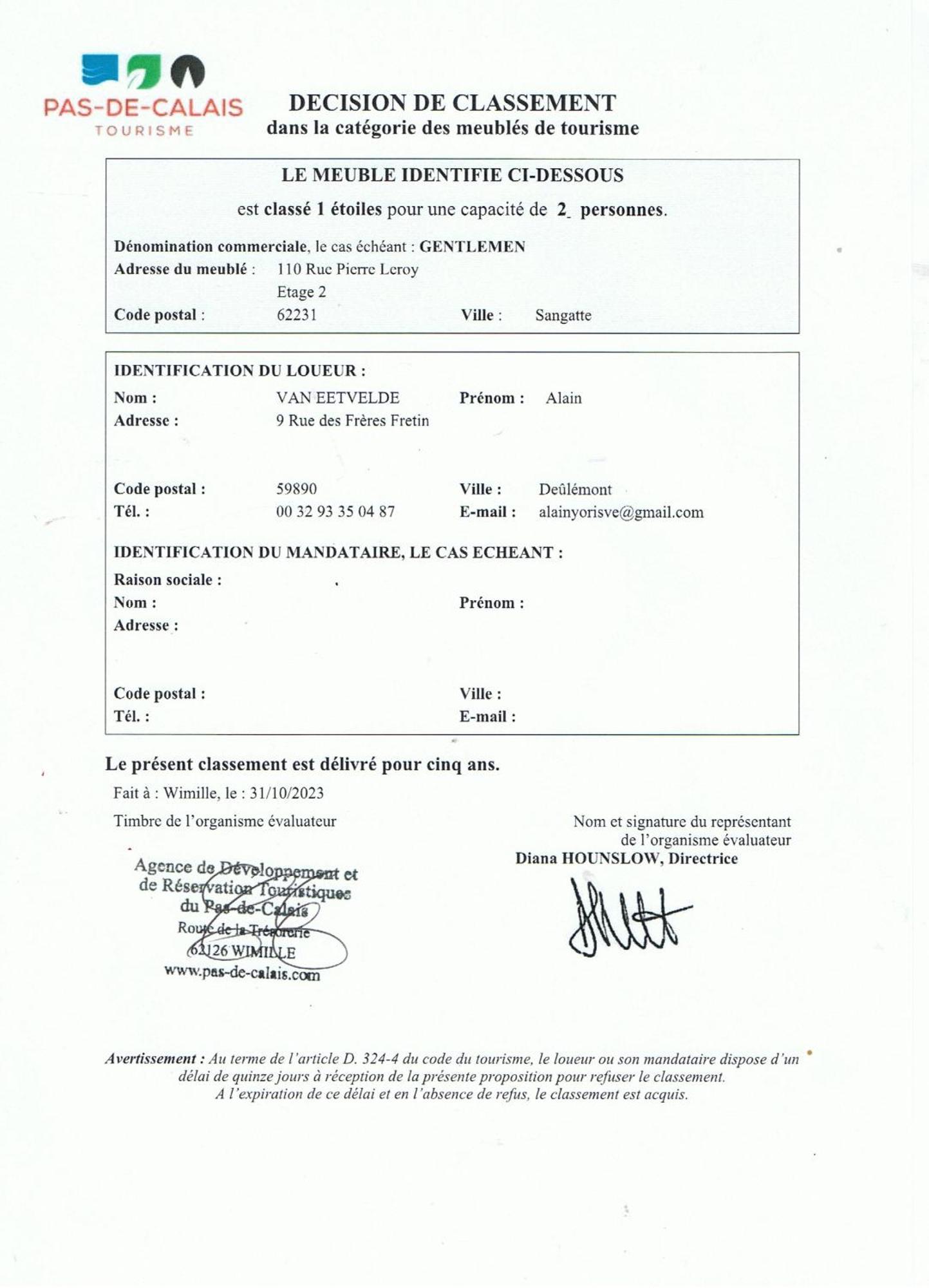 Appartement Gentlemen Au Premier Etage A 50 Metres De La Sangatte